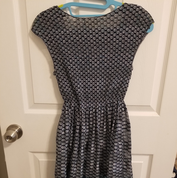 Blue Silky Dress - Picture 2 of 4